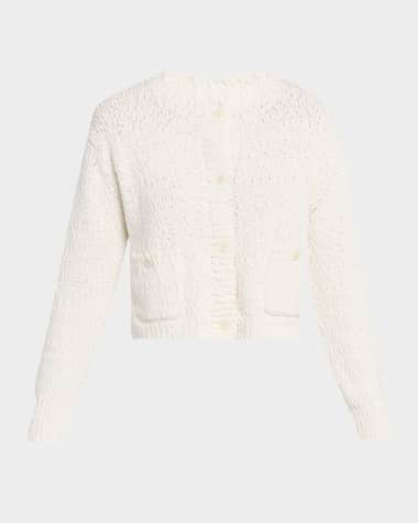 Sablyn Helena Cropped Double-Pocket Cardigan