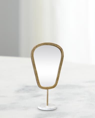 Worlds Away Micah Tabletop Mirror, Small