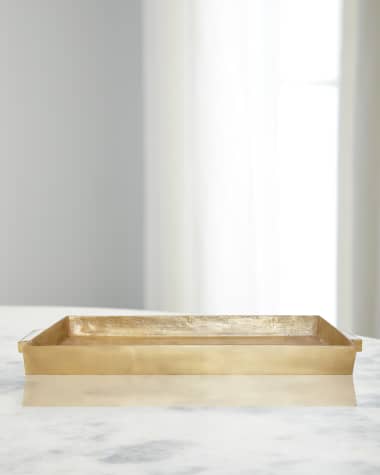 Worlds Away Whitt Metal Tray