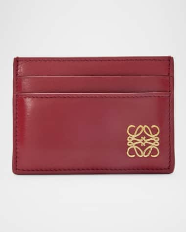 Loewe Anagrame Puffer Card Holder in Leather