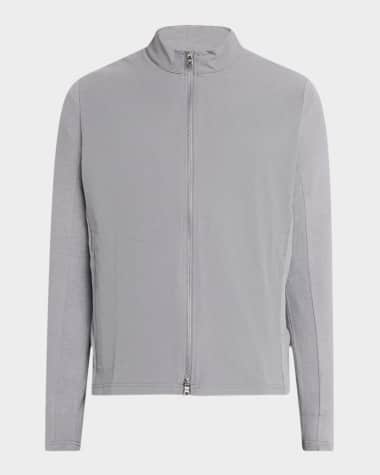 Peter Millar Men's Solstice Performance Hybrid Full-Zip Cardigan