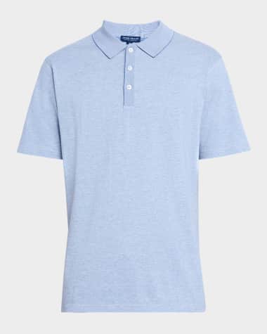 Peter Millar Men's Barnes Birdseye Knit Polo Shirt