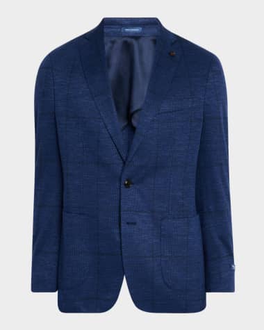 Peter Millar Men's Bennett Glen Plaid Soft Jacket