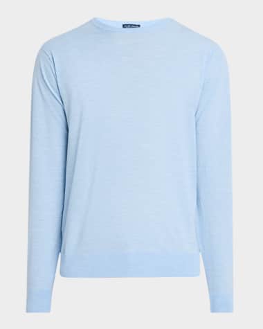 Peter Millar Men's Excursionist Flex Crewneck Sweater