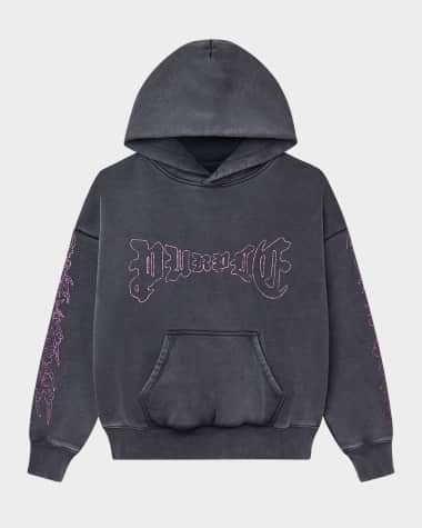 PURPLE Men's Heavyweight Fleece Hoodie