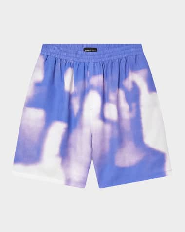 PURPLE Men's Lyocell Pull-On Shorts