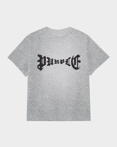 PURPLE Men's Textured Inside-Out T-Shirt