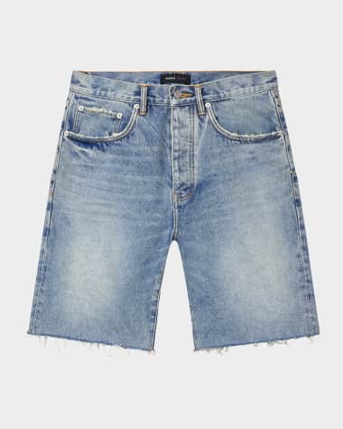 PURPLE Men's Cast Iron Denim Shorts