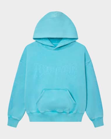 PURPLE Men's Heavy Fleece Hoodie