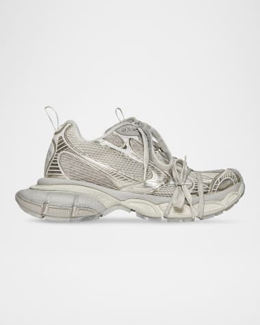 Balenciaga Men's 3XL Mesh Low-Top Sneakers