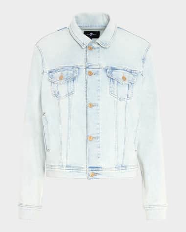 7 for all mankind Classic Denim Trucker Jacket
