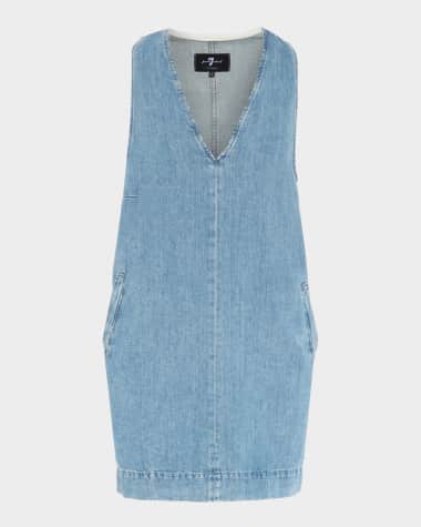 7 for all mankind V-Neck Shift Dress