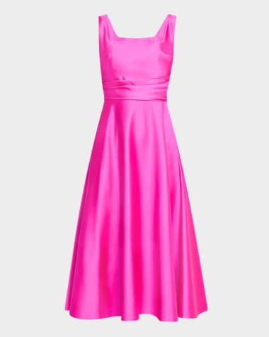 Ungaro Sleeveless A-Line Midi Dress