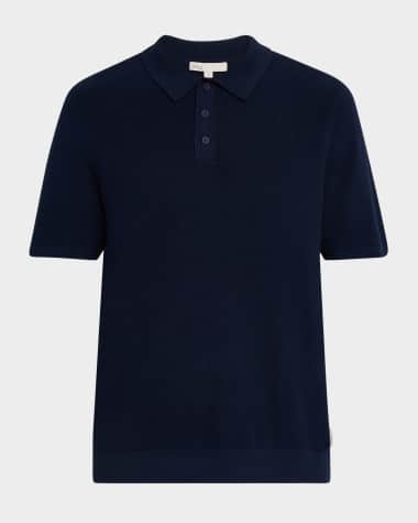 Onia Men's Cotton Knit Polo Shirt