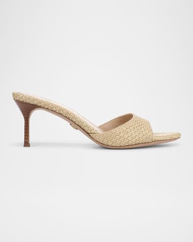 Veronica Beard Tia Woven Mule Sandals