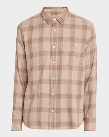 PAIGE Men's Everett Plaid Button-Down Shirt