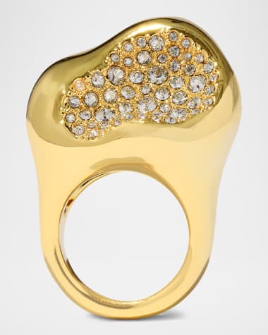 Alexis Bittar Solanales Crystal Pebble Statement Ring