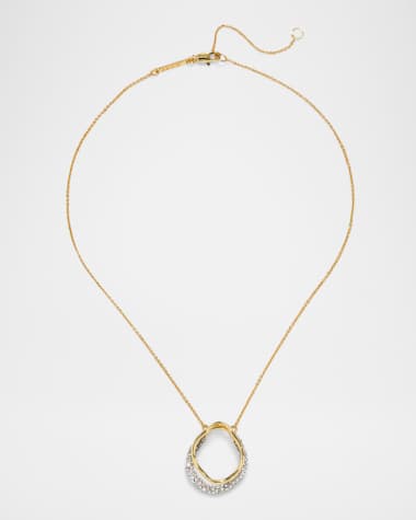 Alexis Bittar Solanales Gold Crystal Orbit Necklace