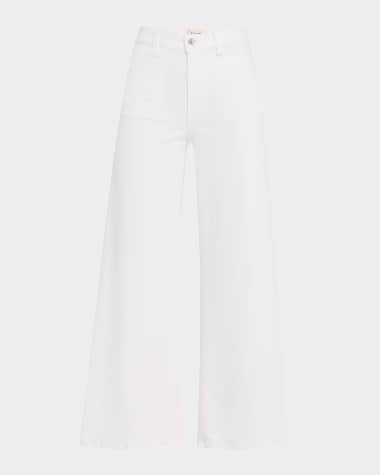 FRAME The Pixie Slim Palazzo Modernist Pocket Jeans