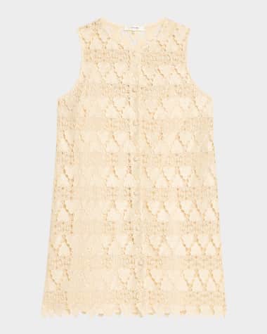 FRAME The Deco Lace Mini Dress