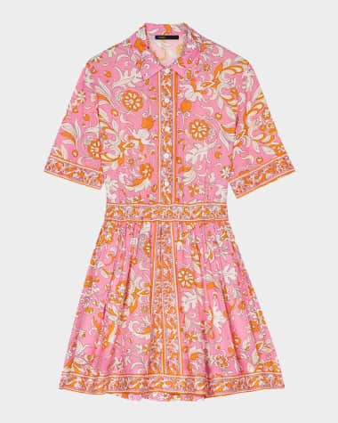 Maje Ritalena Mini Shirtdress