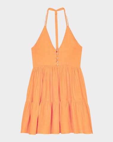 Maje Ricoll Tiered Mini Dress