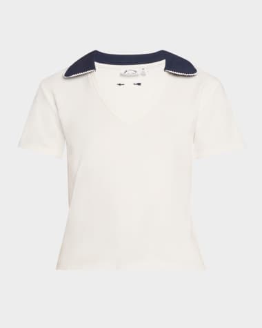 The Upside Jacobs V-Neck Collared Polo