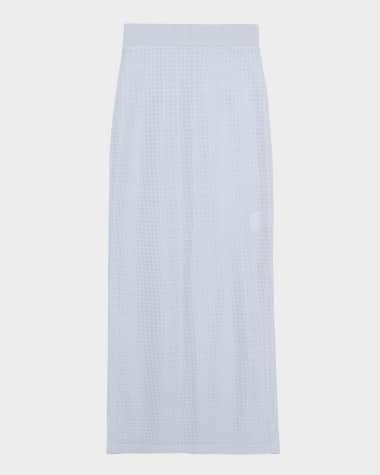 SIMKHAI Nicky Knit Midi Skirt