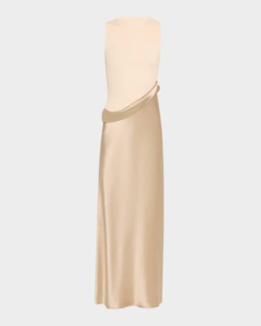 Nanushka Cobee Combo Slip Dress