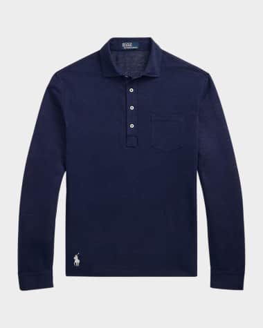 Polo Ralph Lauren Men's Linen Mesh Polo Shirt