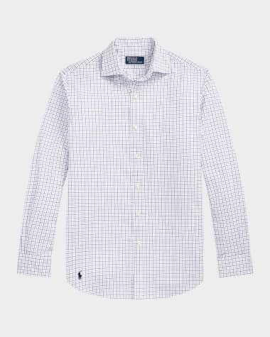 Polo Ralph Lauren Men's Classic-Fit Tattersall Poplin Sport Shirt