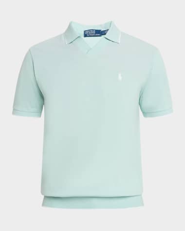 Polo Ralph Lauren Men's Jacquard Mesh Polo Shirt