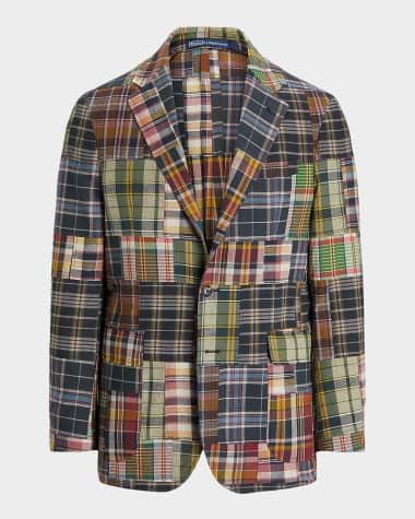 Polo Ralph Lauren Men's Soft Tailored Patchwork Sport Coat