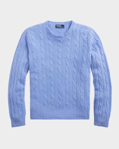 Polo Ralph Lauren Unisex Iconic Cable-Knit Cashmere Sweater