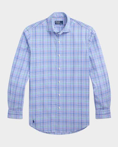 Polo Ralph Lauren Men's Classic-Fit Checked Poplin Sport Shirt