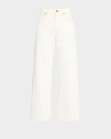 SLVRLAKE Grace Crop Wide-Leg Jeans