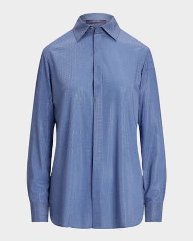 Ralph Lauren Collection Adrien Embellished Shirt