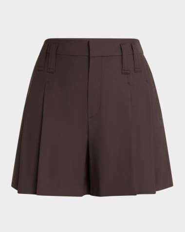 Brunello Cucinelli Tropical Wool Formal Shorts