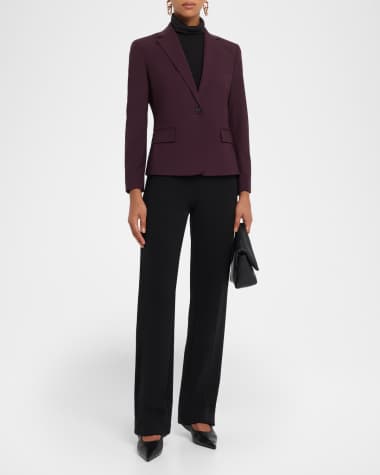 V-Neck Hardware One-Piece Swimsuit