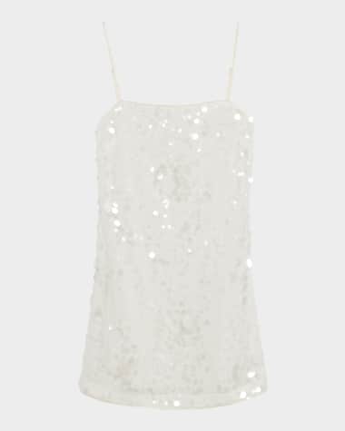 SIMKHAI Lollie Sequined Sleeveless Mini Dress