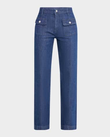 SIMKHAI Taylor Wide-Leg Jeans
