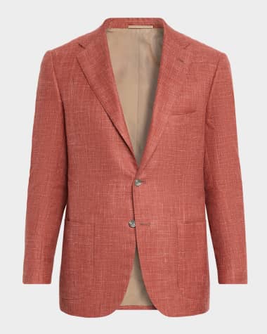 Kiton Men's Tweed Single-Breasted Sport Coat