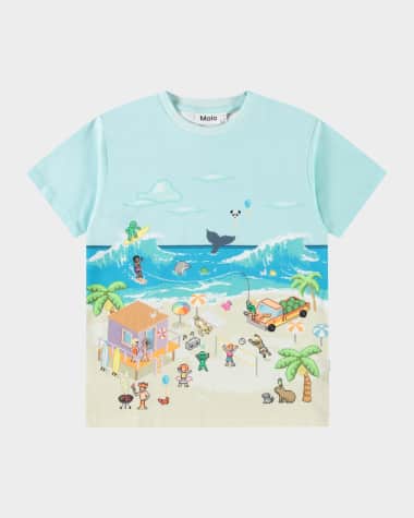 Molo Boy's Riley Graphic T-Shirt, Size 4-7