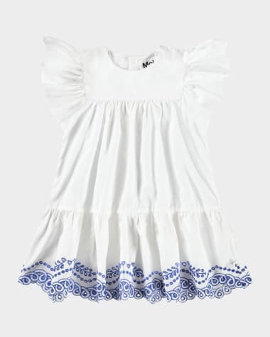 Molo Girl's Cammas Embroidered Dress, Size 6M-2