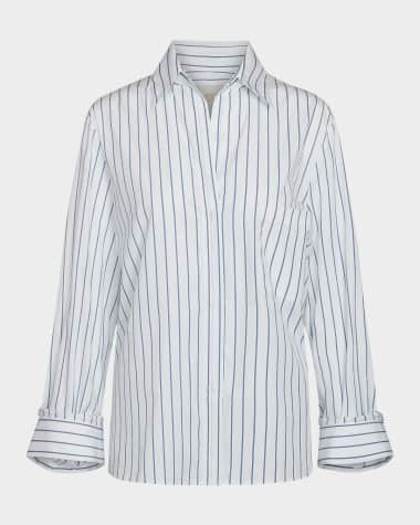TWP Next Morning Striped Button-Front Shirt