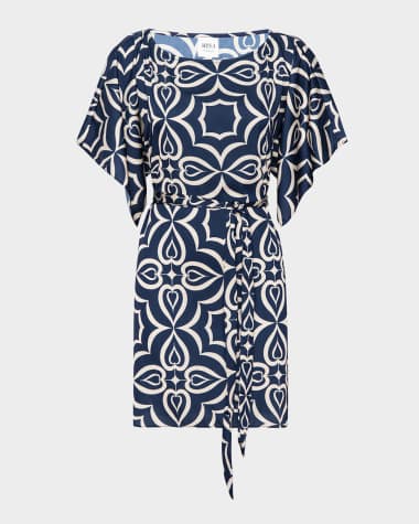 MISA Los Angeles Aleka Belted Mini Dress