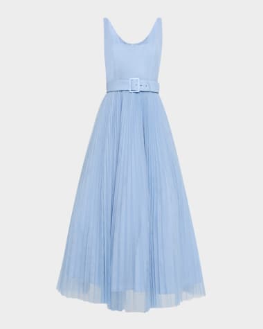 elegant white midi dress PEÑON OFF-WHITE MIDI DRESS | CULT MIA main image 0