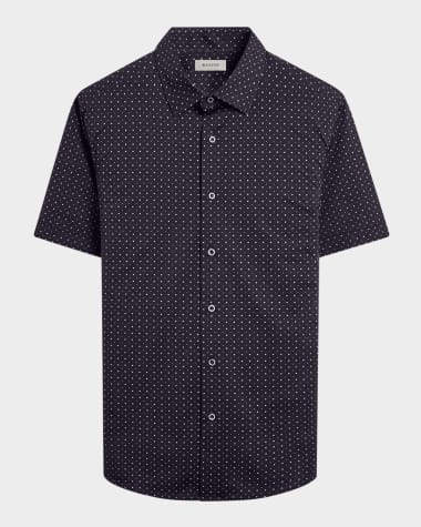 Bugatchi Men's OoohCotton Miles Sport Shirt