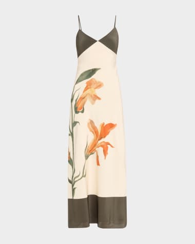 SIR Constance Floral Slip Dress