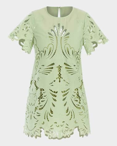 Mestiza New York Lupe Cutout Embroidered Mini Dress